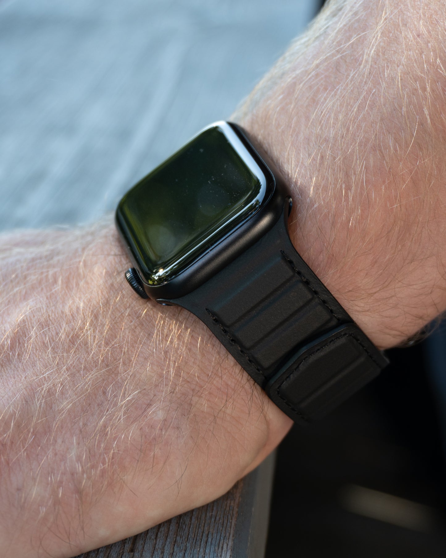 Nikband Magnetisches Nappa-Lederarmband für Apple Watch