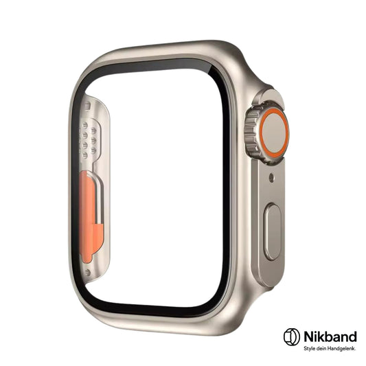 Nikband™ ArmorGlass Ultra – 2-in-1 Schutzglas & Case im robusten Ultra-Design für Apple Watch
