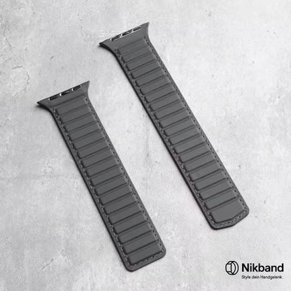 Nikband Magnetisches Nappa-Lederarmband für Apple Watch