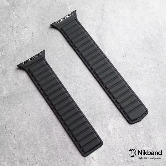 Nikband Magnetisches Nappa-Lederarmband für Apple Watch